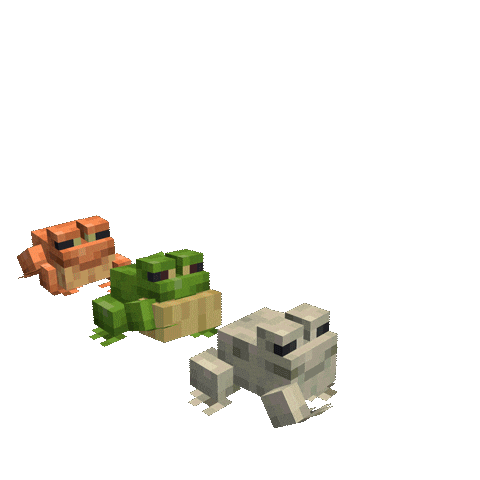 Minecraft frogs